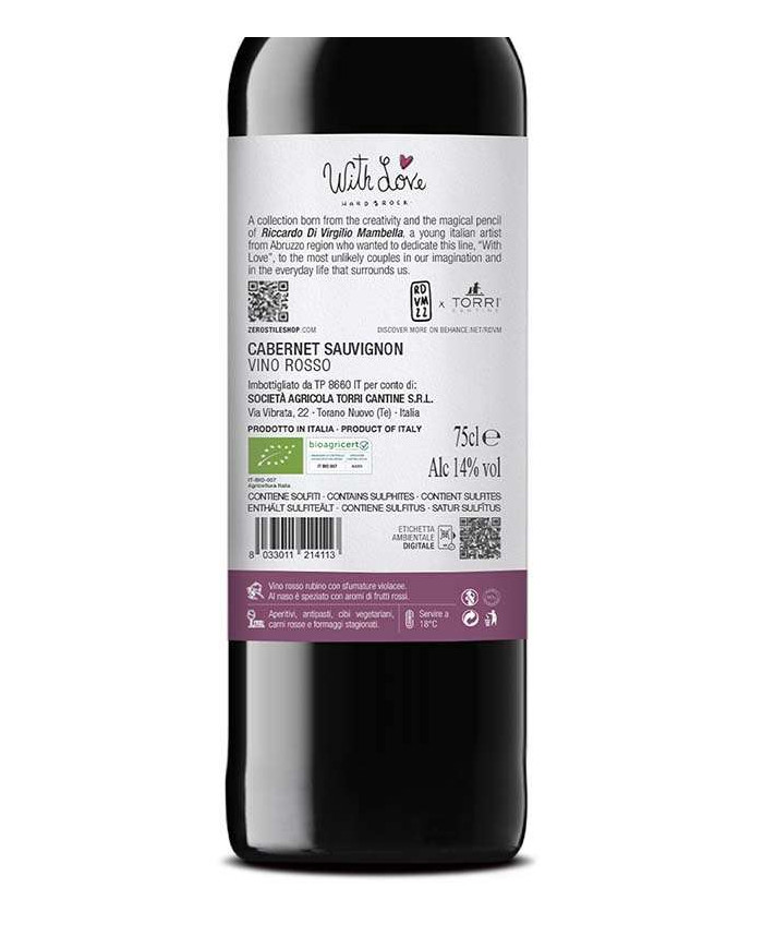 Vini Rossi Cabernet Sauvignon With Love Hard & Rock 2021 - Torri Cantine 4,76 € Vini Rossi Cabernet Sauvignon With Love Hard & Rock 2021 - Torri Cantine 4,76 €