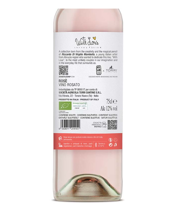 Rosé-Weine  Rosè Vino Rosato 2022 With Love Carrot & Stick - Torri Cantine 5,10 €