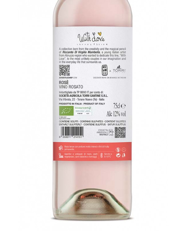 Rosé-Weine  Rosè Vino Rosato 2022 With Love Carrot & Stick - Torri Cantine 5,10 â‚¬ Rosé-Weine  Rosè Vino Rosato 2022 With Love Carrot & Stick - Torri Cantine 5,10 â‚¬