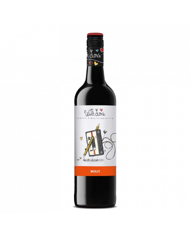 Rode wijnen  Merlot Vino Rosso 2021 With Love Pencil & Musiccassetta - Torri Cantine 4,76 â‚¬ Rode wijnen  Merlot Vino Rosso 2021 With Love Pencil & Musiccassetta - Torri Cantine 4,76 â‚¬