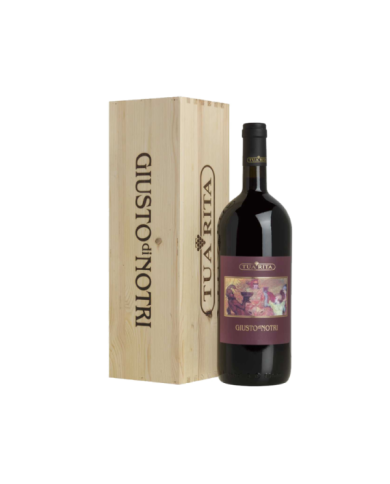 Rode wijnen  Giusto di Notri 2018 Jeroboam 3 Litri - Tua Rita 317,04 € Rode wijnen  Giusto di Notri 2018 Jeroboam 3 Litri - Tua Rita 317,04 €