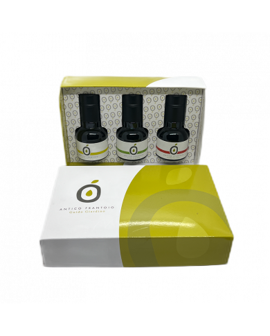 Extra Virgin Olive Oil  Confezione Tre Oli Extravergine di Oliva Lime Limone Peperoncino - Antico Frantoio Guido Giardino 24,... Extra Virgin Olive Oil  Confezione Tre Oli Extravergine di Oliva Lime Limone Peperoncino - Antico Frantoio Guido Giardino 24,...