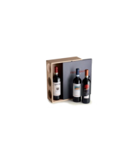 Vini Rossi  Marchesi De Frescobaldi - Confezione Regalo Cassetta Porta Calici Con 3 Bottiglie Marchesi De Frescobaldi Cod. XM...