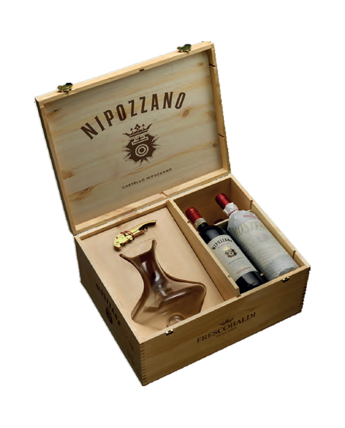 Red Wines  Confezione Lux Nipozzano Riserva Chianti Rufina 2017 - Montesodi Riserva Chianti Rufina Cru 2016 Decanter - Fresco...