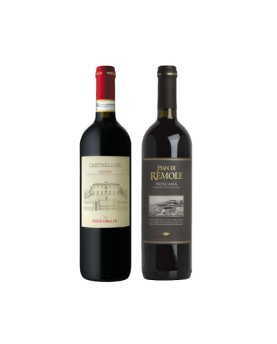 Red Wines  CASSETTA SCOPRI FRESCOBALDI con Chianti DOCG Castiglioni 2019 -&nbsp;Pian di Remole Rosso 2018 - Frescobaldi 17,13&nbsp;€