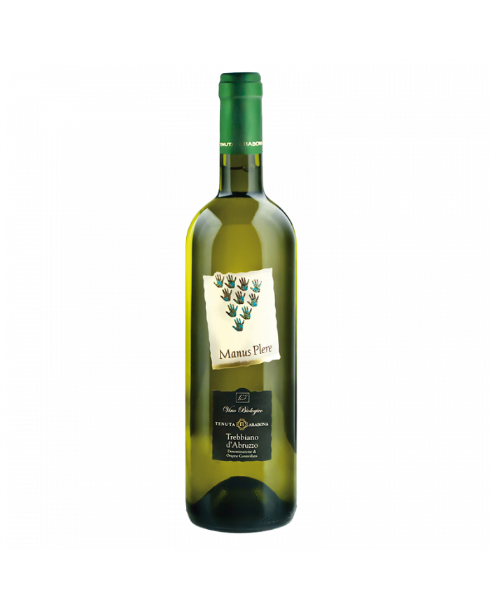 Witte Wijnen  Trebbiano d’Abruzzo D.O.C. BIO 2020 – Manus Plere - Tenuta Arabona 6,75 €